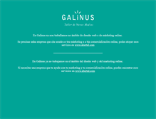 Tablet Screenshot of galinus.com